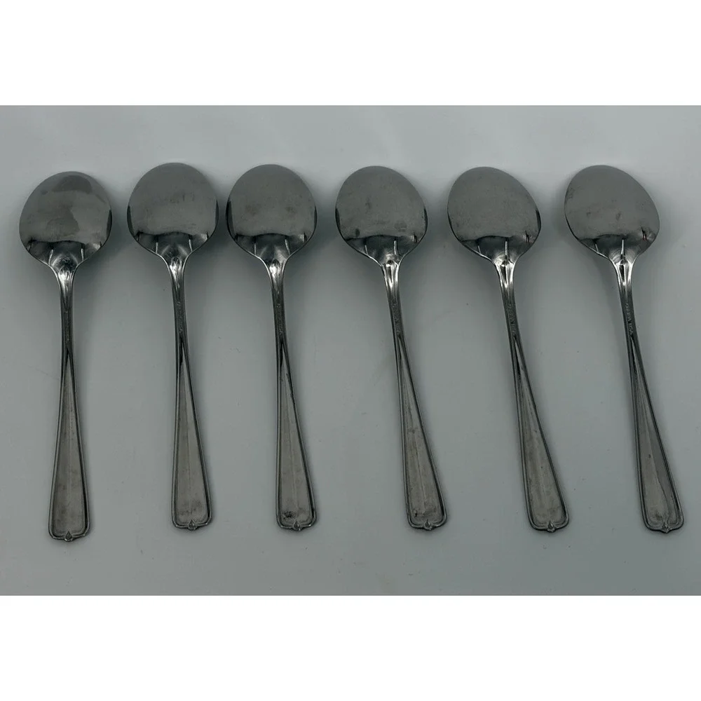 Oneida USA Flatware Tablespoons Gala Impulse Set of 6 Stainless Steel 6 3/4